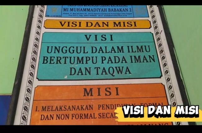 Visi dan Misi MIM 2 Babakan